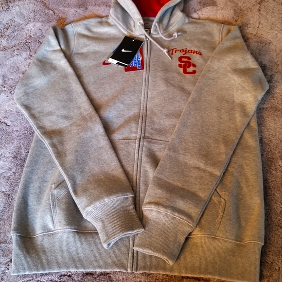 NIKE SC Trojans zip-up hoodie Size L NWT - Picture 10 of 10